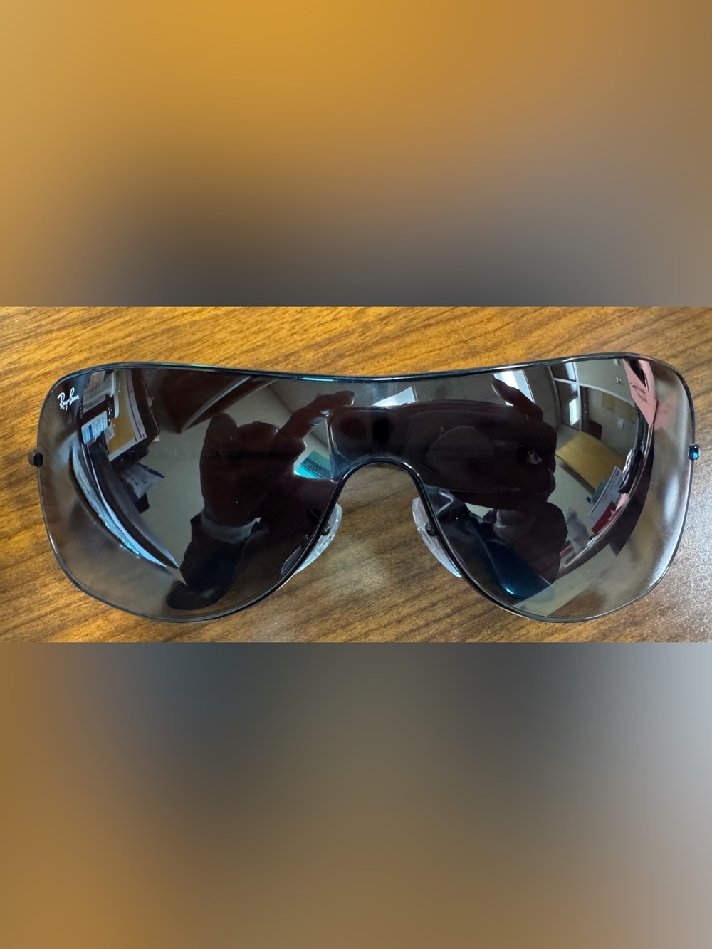 Ray-Ban Highstreet Shield Sunglasses Large